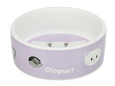 Keramická miska s kočkou a myší